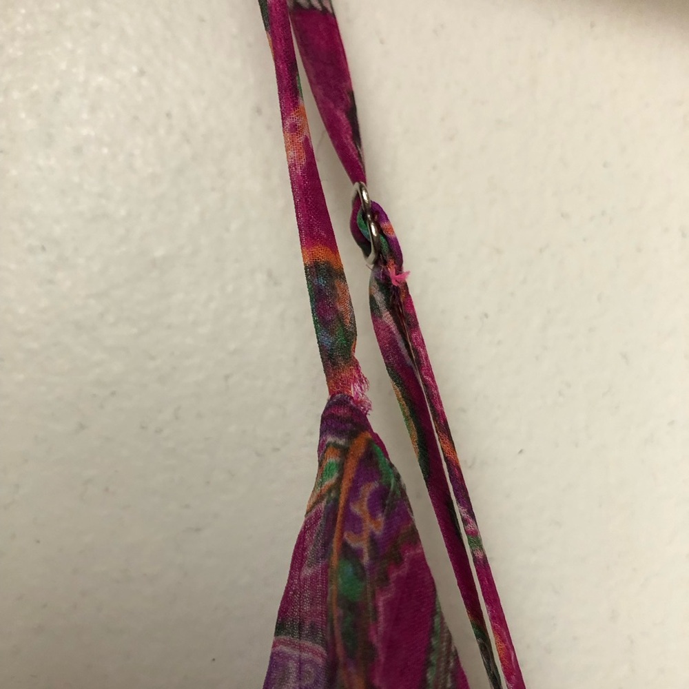 MISA Los Ángeles Lia Dress Fuchsia Paisley Chiffon NWT - Picture 9 of 10